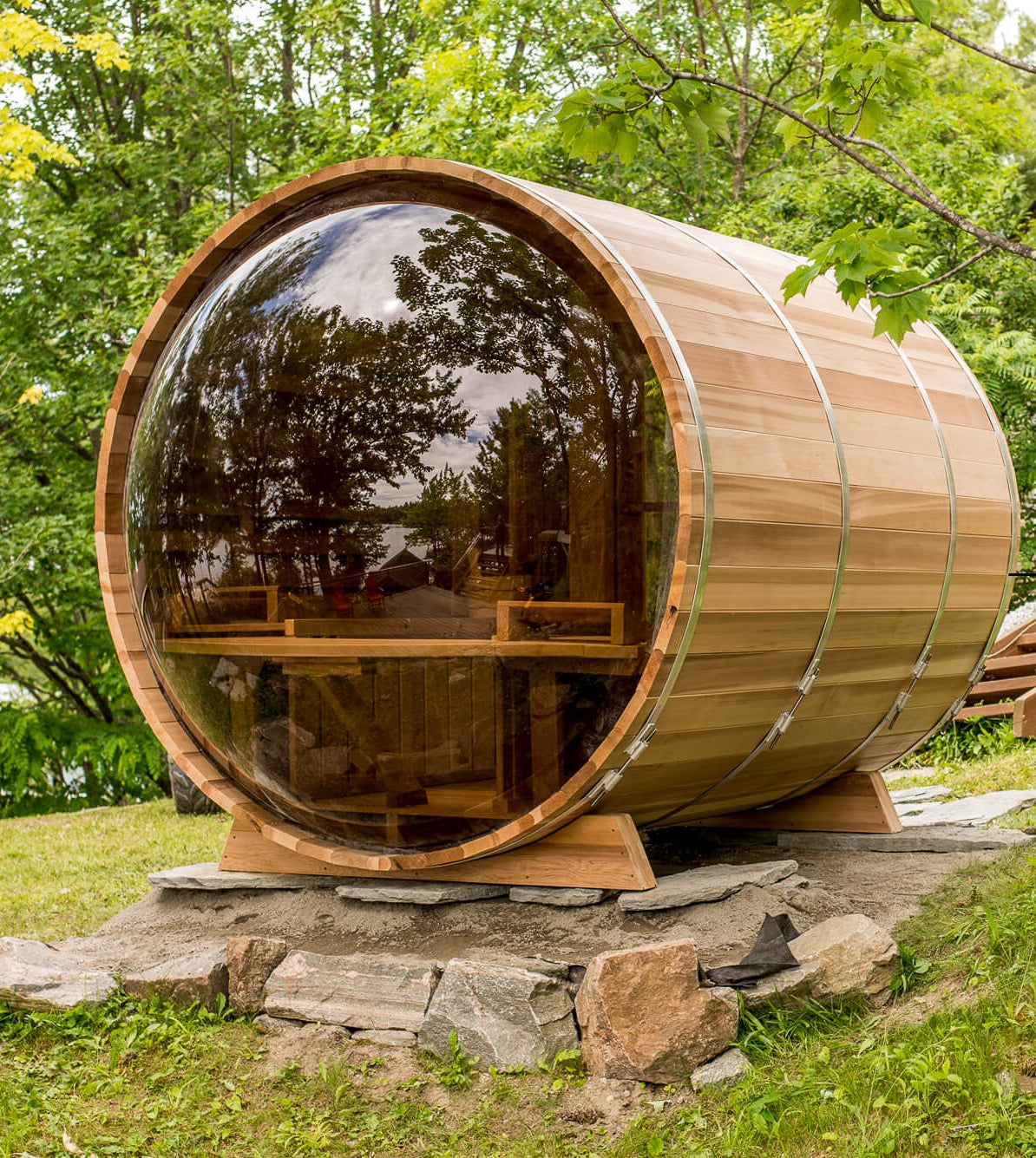 პანორამული საუნა (გარე გამოყენების)