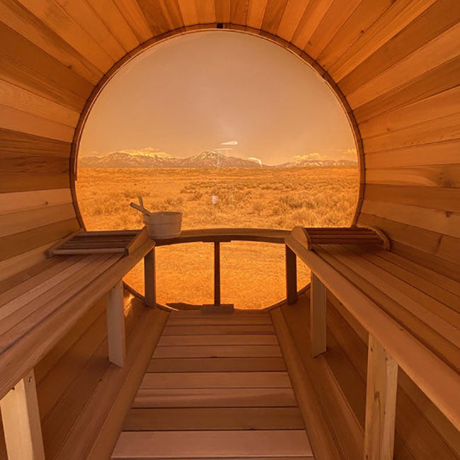 პანორამული საუნა (გარე გამოყენების)