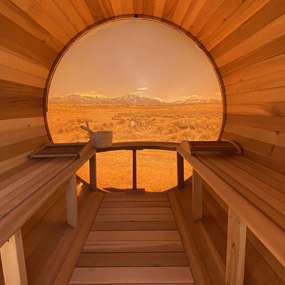 პანორამული საუნა (გარე გამოყენების)